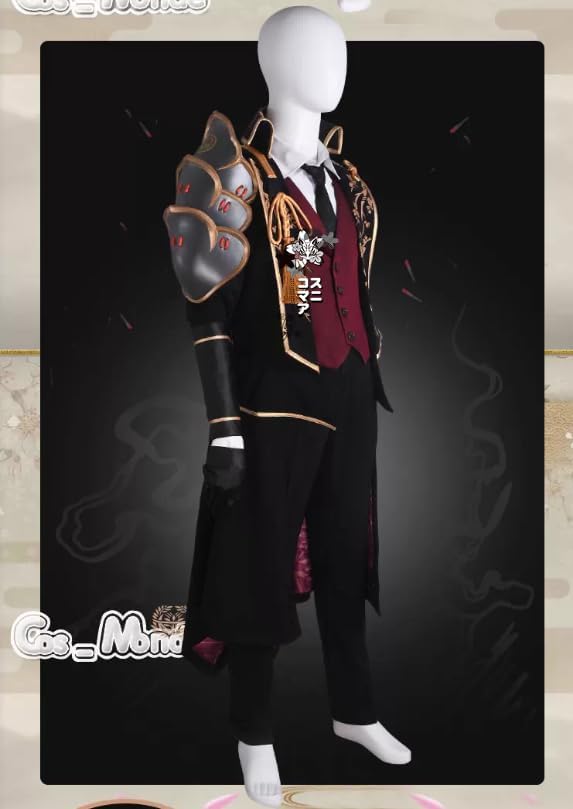 コスマニア】実物撮影！刀剣乱舞 燭台切光忠 極化コスプレ衣装+肩甲